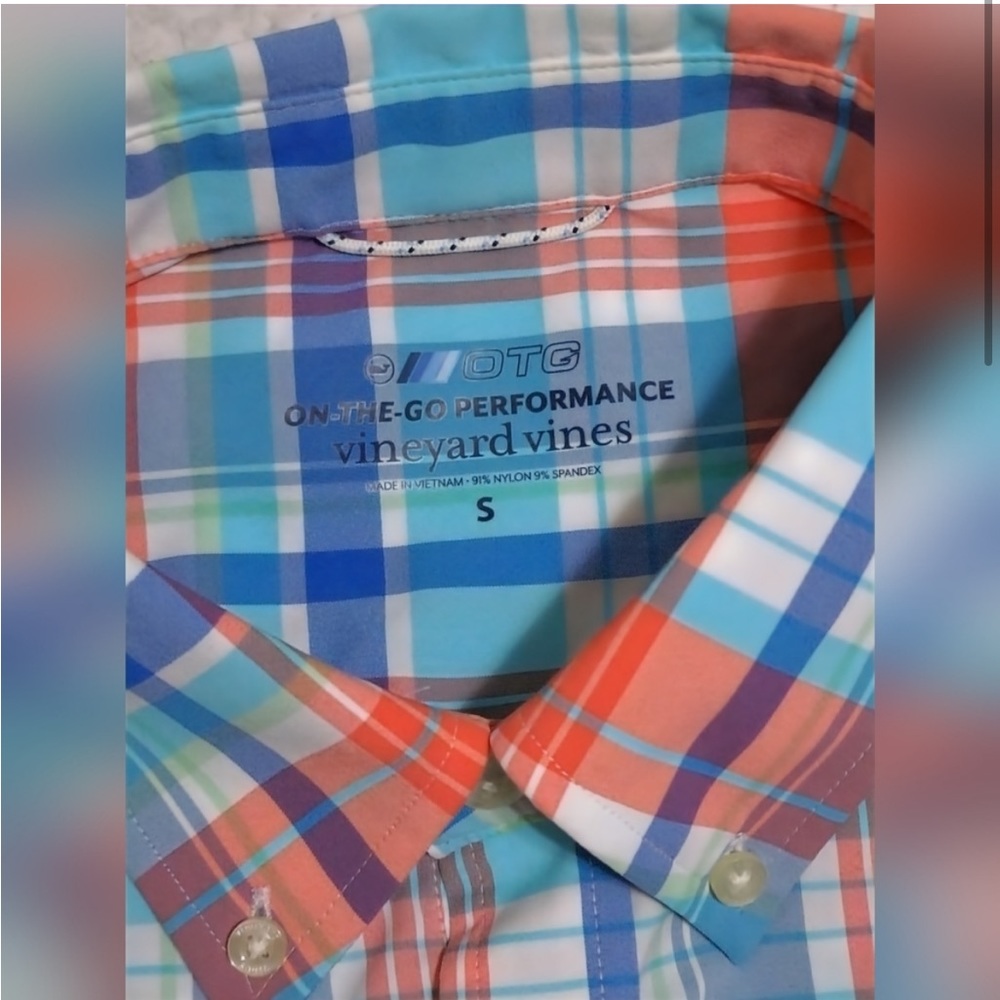 Vineyard vines on the go mens short sleeve shirt